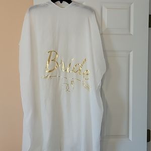 Bride bathing suit cover up/ robe
